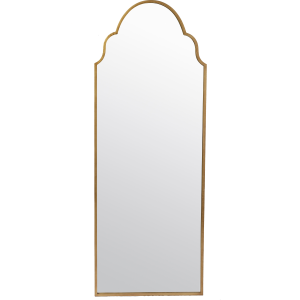 Wholesale Superior Quality Antique Bronze Metal Frame Arch Full Length Floor Dressing Mirror