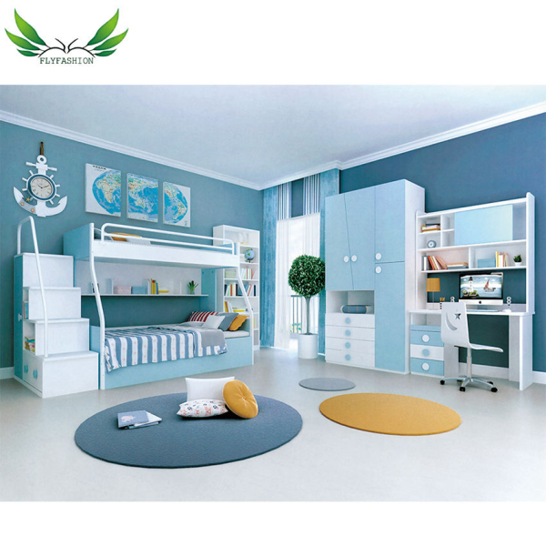 Hot Sale Princess Wooden Bed Double Bunk Bed Twins Children Bed