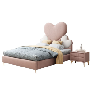 Most Popular Soft Bed Kids Bedroom Set Dining Application Wood Material Featuring Rabbit Bear Brown Shaped Bed